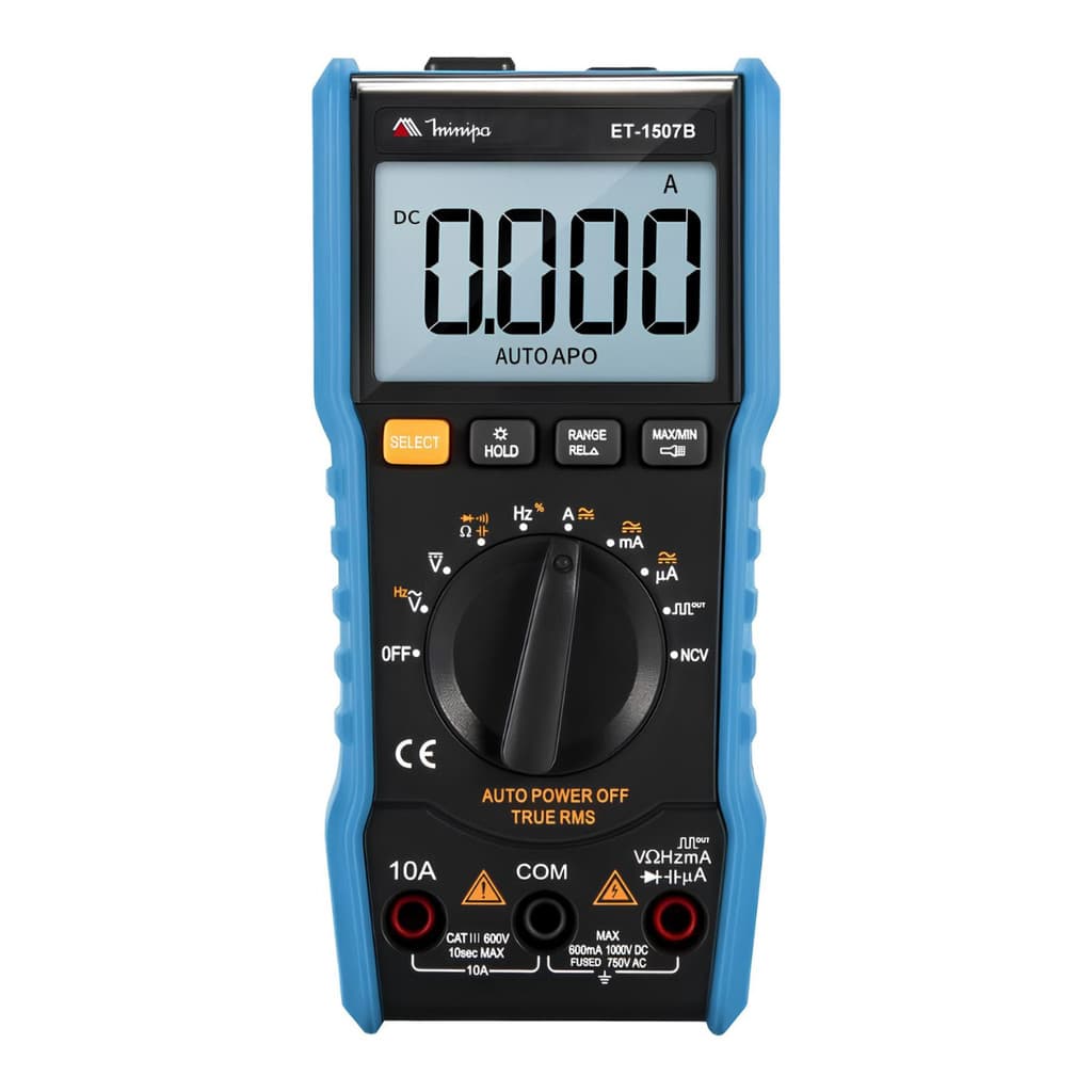 MULTIMETRO DIGITAL MINIPA CAT III 600V ET-1507B
