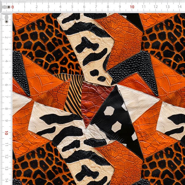 Sarja Impermeavel Mosaico de Couro Costura Artesanato Pano Textura Patchwork DIY