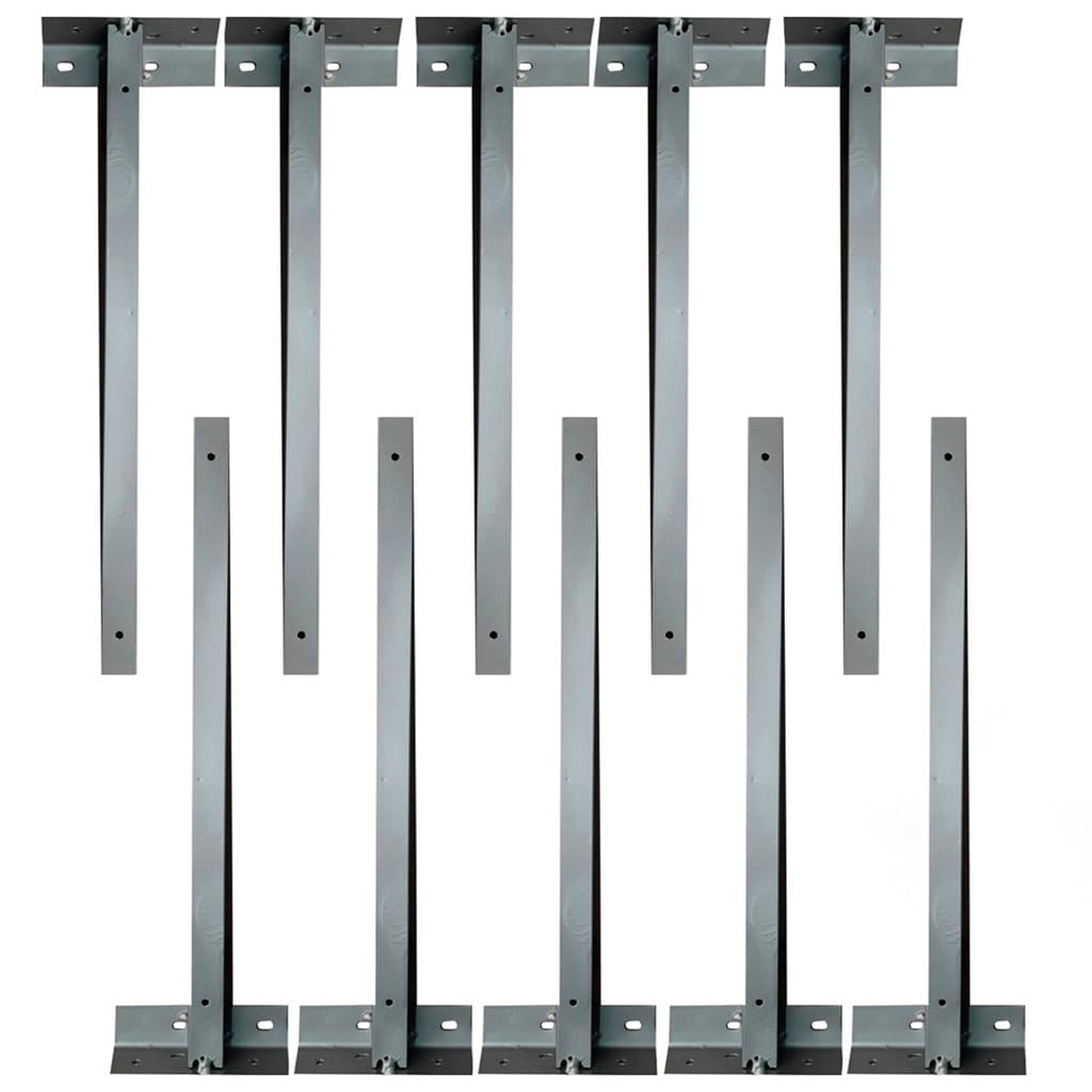 KIT 10 SUPORTE HASTE CONCERTINA 45CM BASE