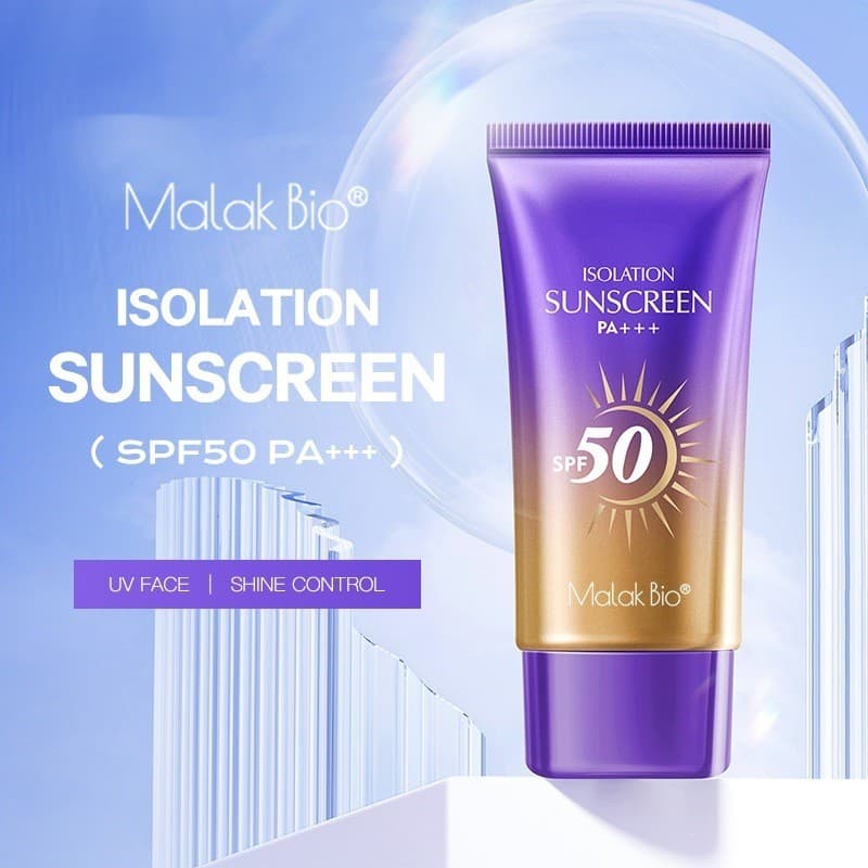 Loção Protetor Solar Branqueadora FPS50 + Creme Protetor Solar Anti-Ultravioleta Refrescante Creme Protetor Solar Branqu