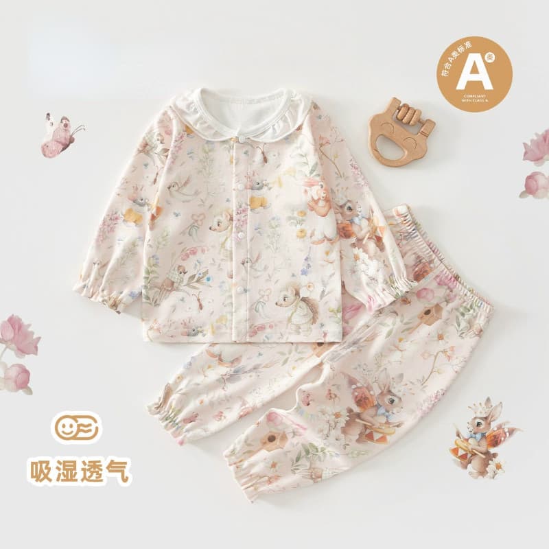 Bebê primavera dividir roupas de manga comprida ternos roupas para casa crianças primavera estilo fino bebê menina puro 