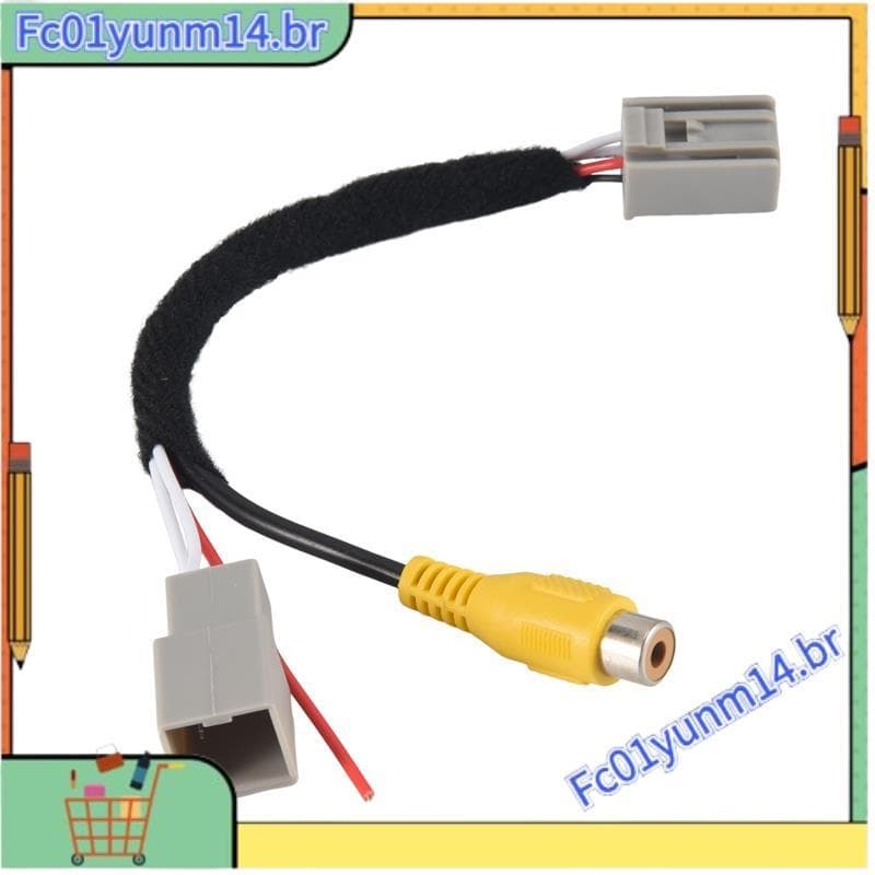 Câmera De Visão Traseira Do Carro Vídeo Reversa Converter Adaptador De Cabo Para ASX GF ZJ