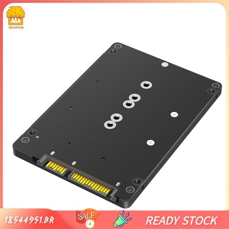 [18544951 . br] Adaptador SSD 2 Em 1 Combine M 2 NGFF Key B & MSATA Para 2.5 Polegadas SATA 3 Conversor Externo Case Box