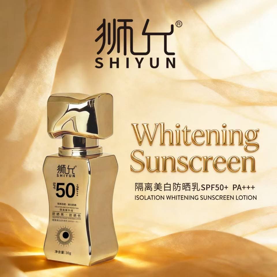 Kuaishou Mesmo Estilo Shiyun Isolamento Clareador Isolamento Loção Protetor Solar Tudo-em-Um Loção Protetor Solar Branqu