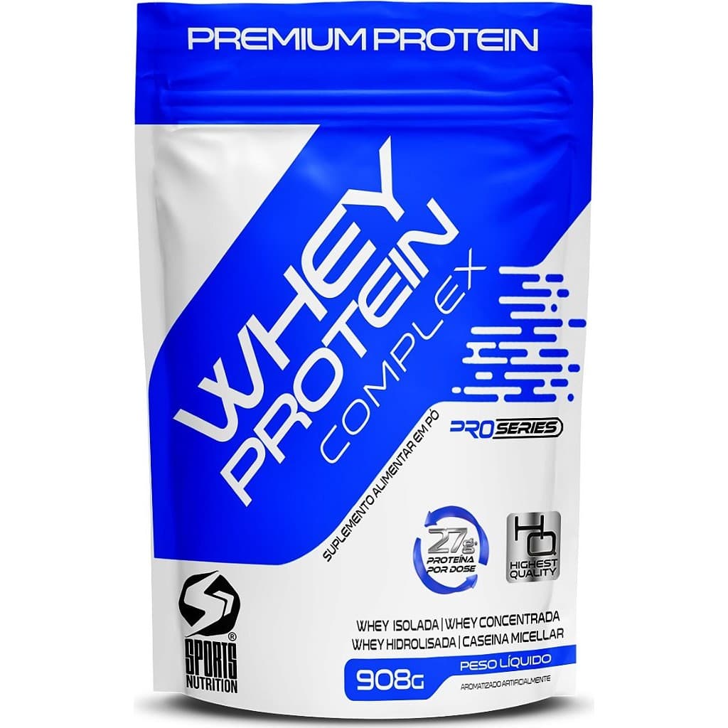 Whey Protein Complex - 908g - Sabor: Chocolate -  Sports Nutrition