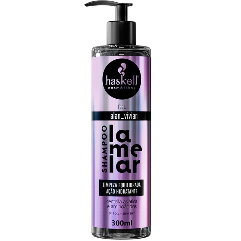Shampoo Haskell Lamelar 300ml Limpeza Equilibrada Hidratante