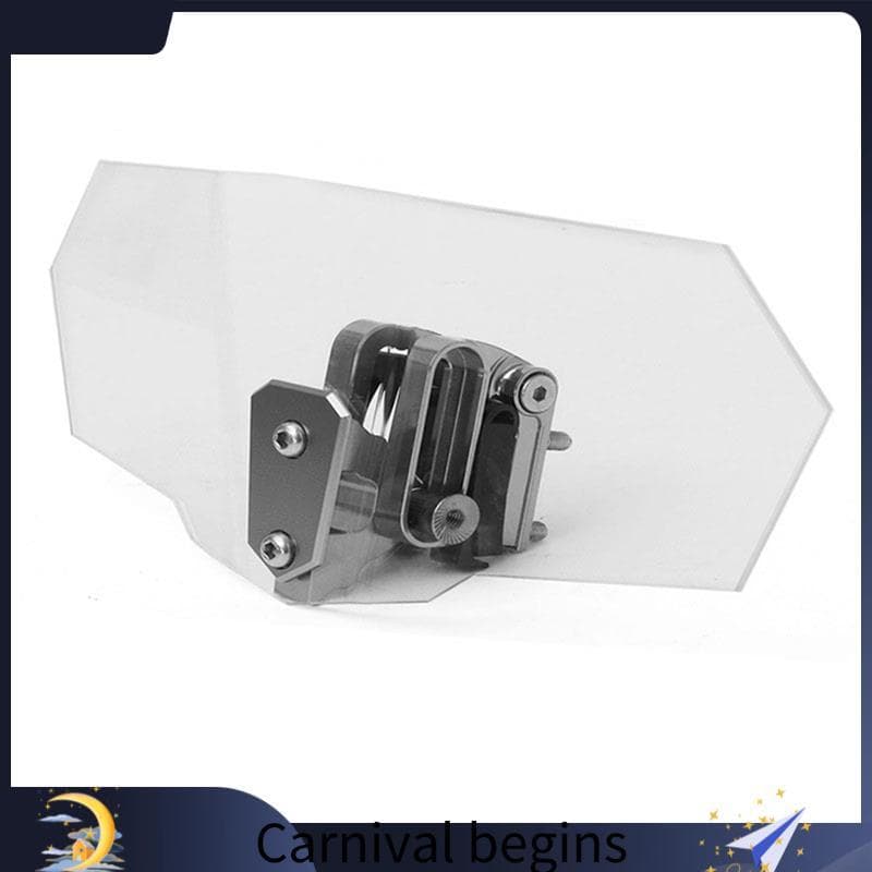 [eileenj3] Universal Moto Defletor De Vento Acessório Parte Clipe Em Extensões De Pára-Brisa 20 Cm Para Nmax155 PCX150 X