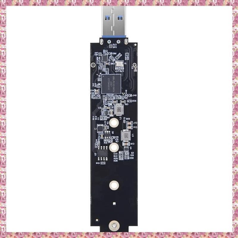 (Zsqa) M . Adaptador 2 SATA NVMe SSD Para USB 3.1 , Placa Conversora Externa PCI-E-Gen 2 PCIe Tipo A