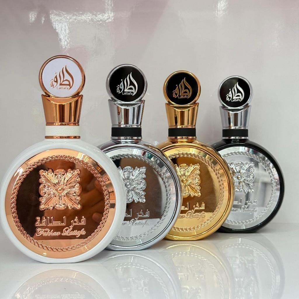 Perfume Lattafa Fakhar Black, Rose & Gold | 30ml e 100ml | Original Importado EDP Masculino e Feminino