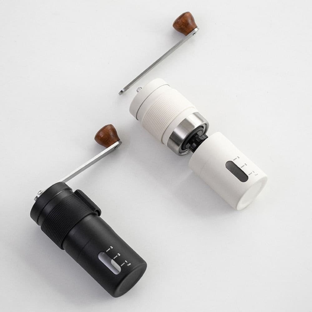 Moedor de Café Manual em Aço Inox com Ajuste de Moagem Portátil Antiderrapante para Grãos