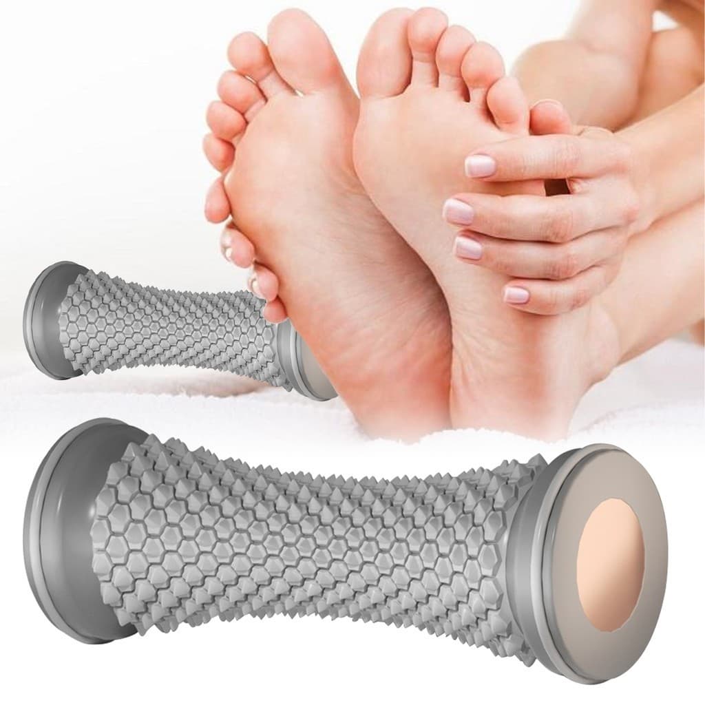 Rolo de Massagem Manual Massageador de Pés Yoga Bola para Relaxamento Muscular e Cuidados com Fáscia Plantar Caseiro