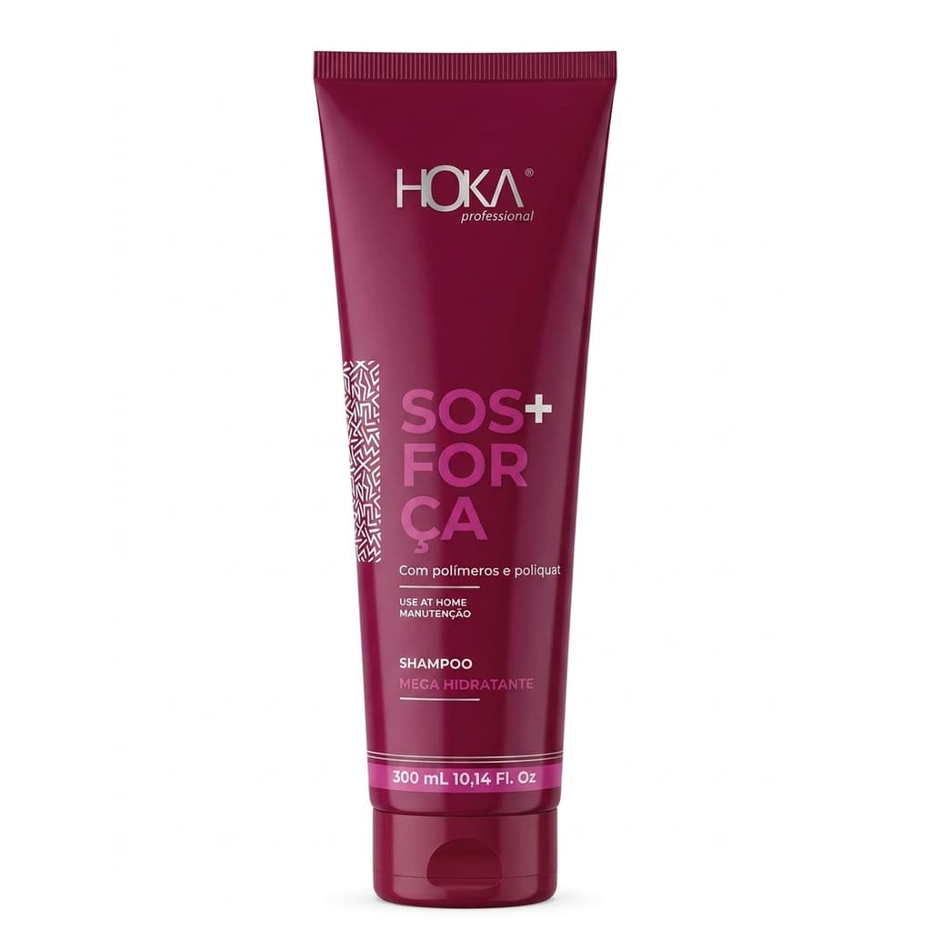 Shampoo Hidratante SOS + Força 300ml Hoka Professional