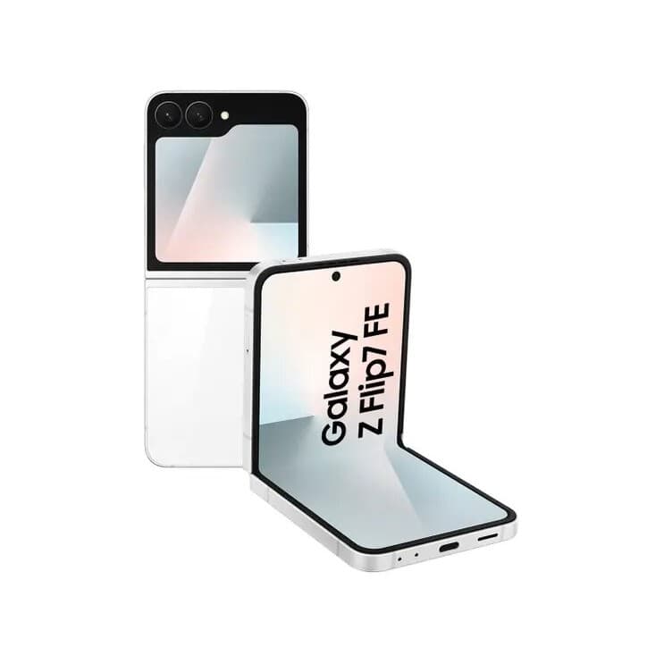 Smartphone Samsung Galaxy Z Flip7 FE 256GB 5G - Branco, Tela dobrável de 6.7", 8GB de RAM