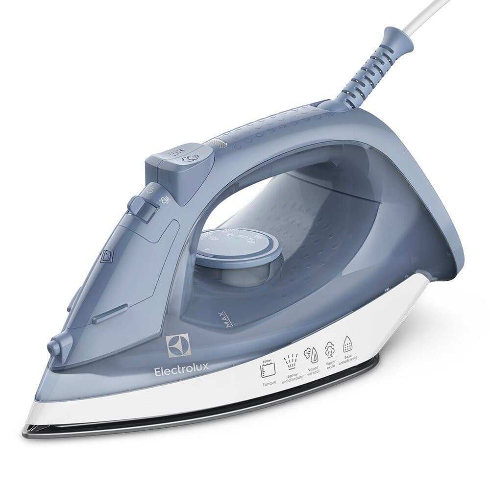 Ferro de Passar a Vapor e Seco Electrolux Efficient Base Antiaderente - ESI10