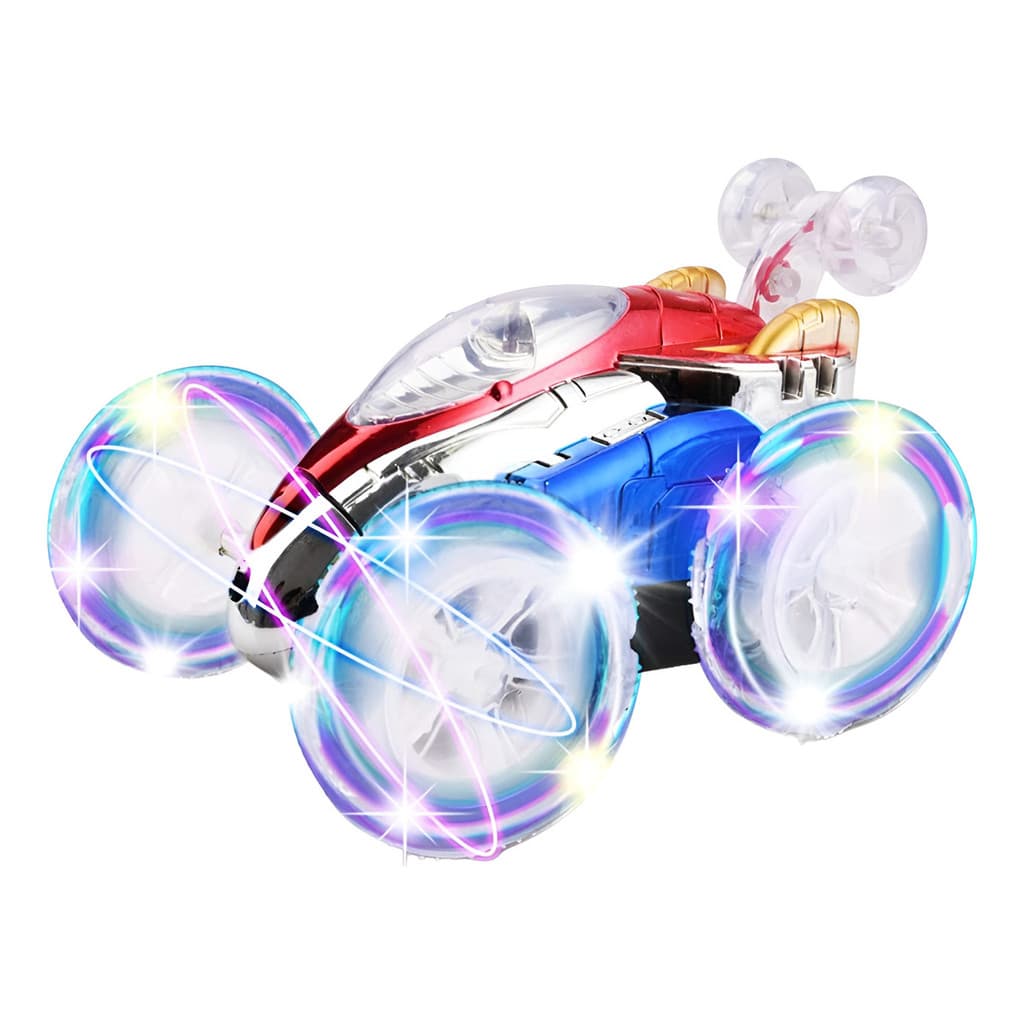 Carrinho Controle Remoto Carro Maluco Gira 360 Com Luzes Manobras Brinquedo Menino Presente