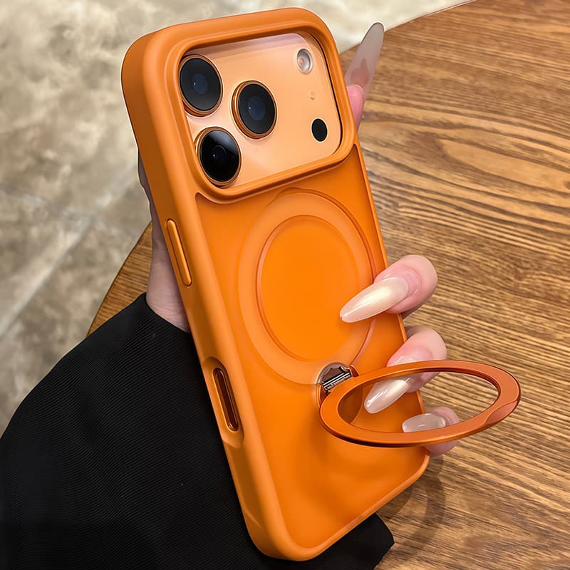 Metal Suporte Do Carro Anel Caso De Telefone Para iPhone 17 Pro Max 16 Plus 15 14 13 12 11 Magnético Pára-Choques Capa