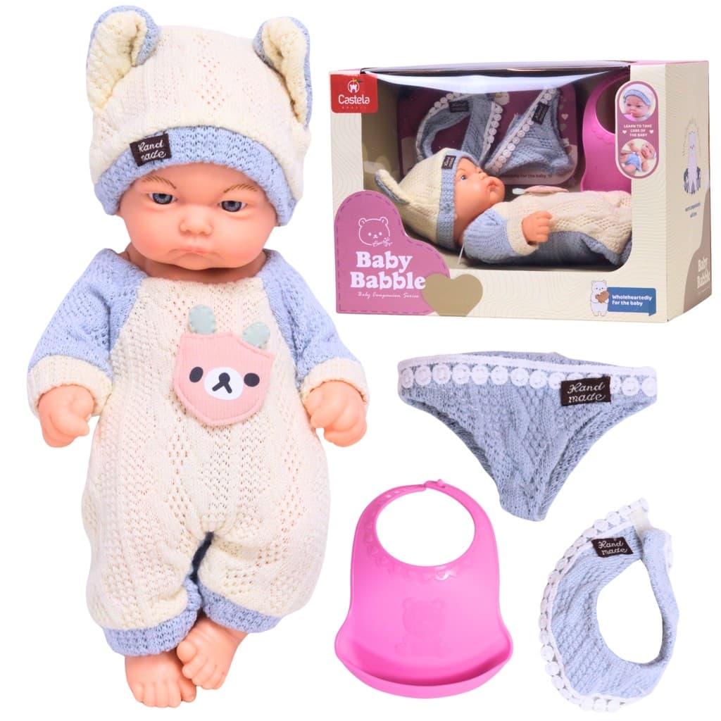 Boneca Bebe Reborn Articulada Infantil C/ Acessórios Castela