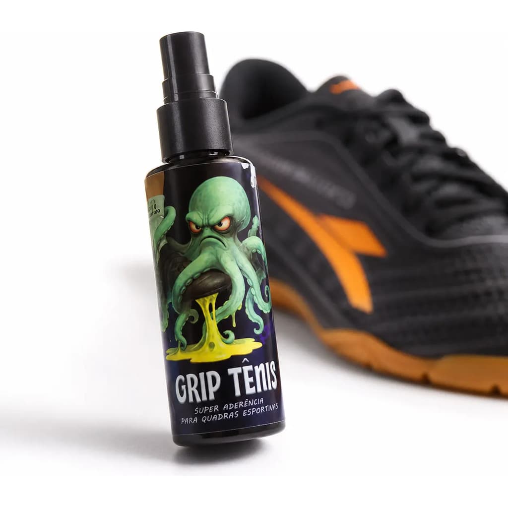 Cola Grip Para Não Escorregar Jogando Em Quadra 60ML Chuteira Ou Tênis Futsal Vôlei Basquete Poulpo