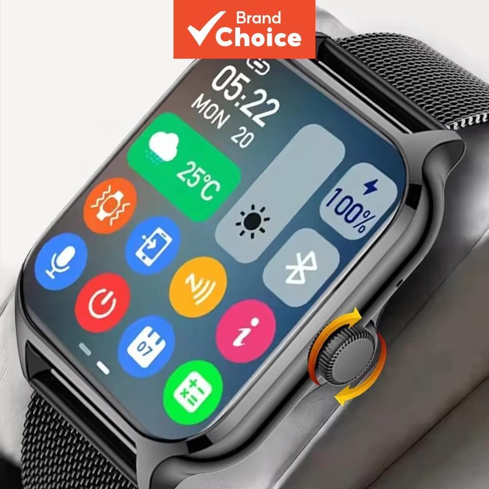 Relógio Inteligente Android IOS Telefone 2.01 Polegada Tela Colorida Bluetooth Resposta Chamada Relógios De Fitness Rast