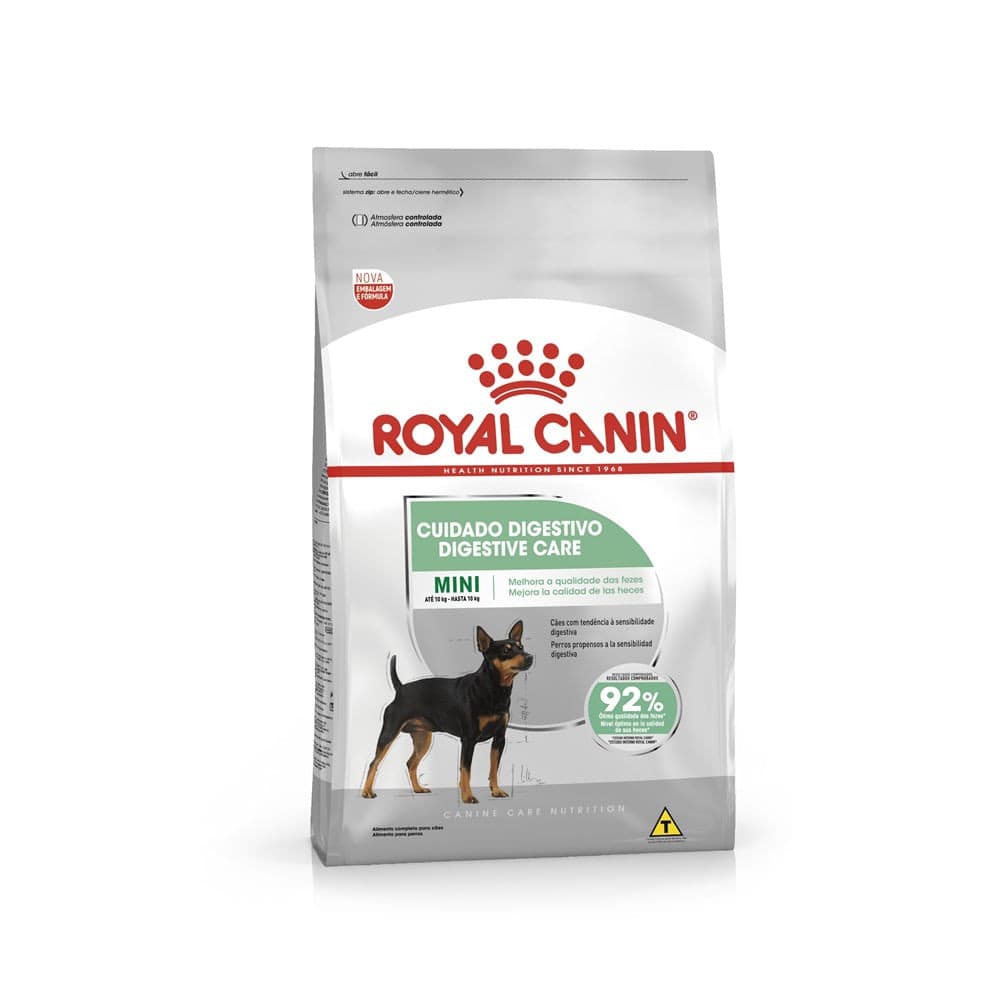 Ração Royal Canin Mini Cuidado Digestivo para Cães Adultos de Porte Pequeno 2,5Kg