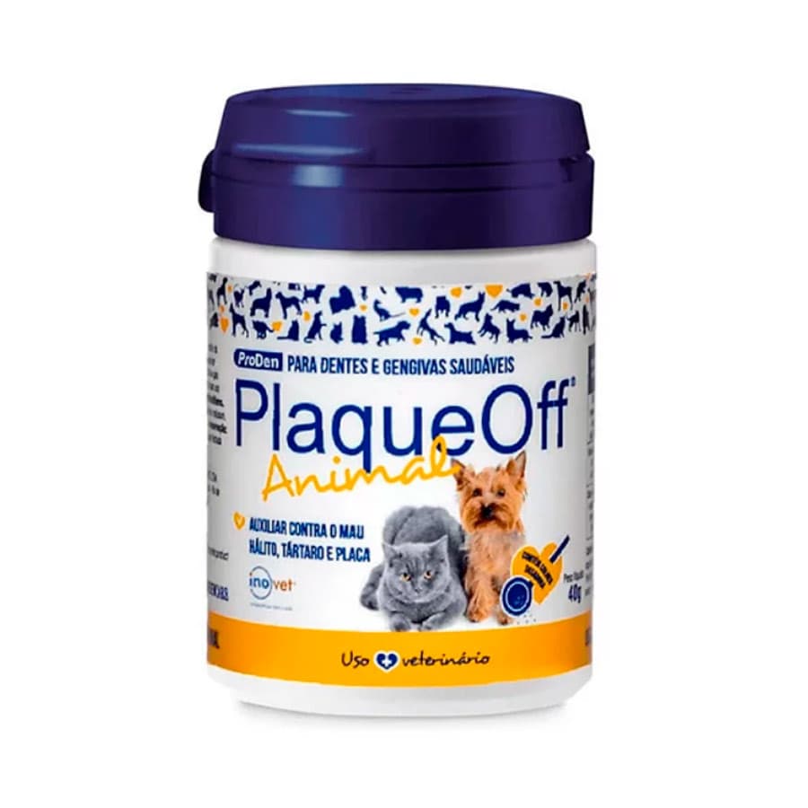 Suplemento para cães e gatos Plaque Off Inovet - 40g