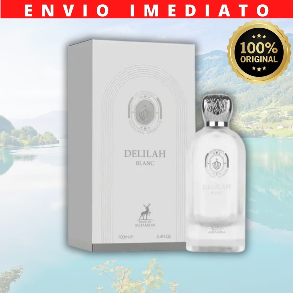 Perfume Árabe Delilah Blanc Maison Alhambra Feminino Importado 100ml