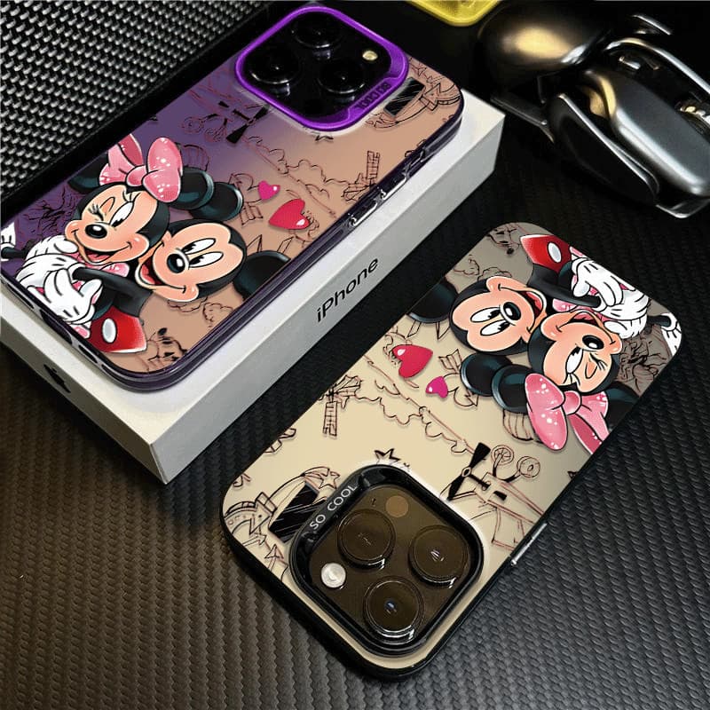 Capinha para Samsung A15 A04 A05 A10 A12 A13 A14 A32 A34 A50 A30S A51 A52 capas para celular Casal Mickey Mouse