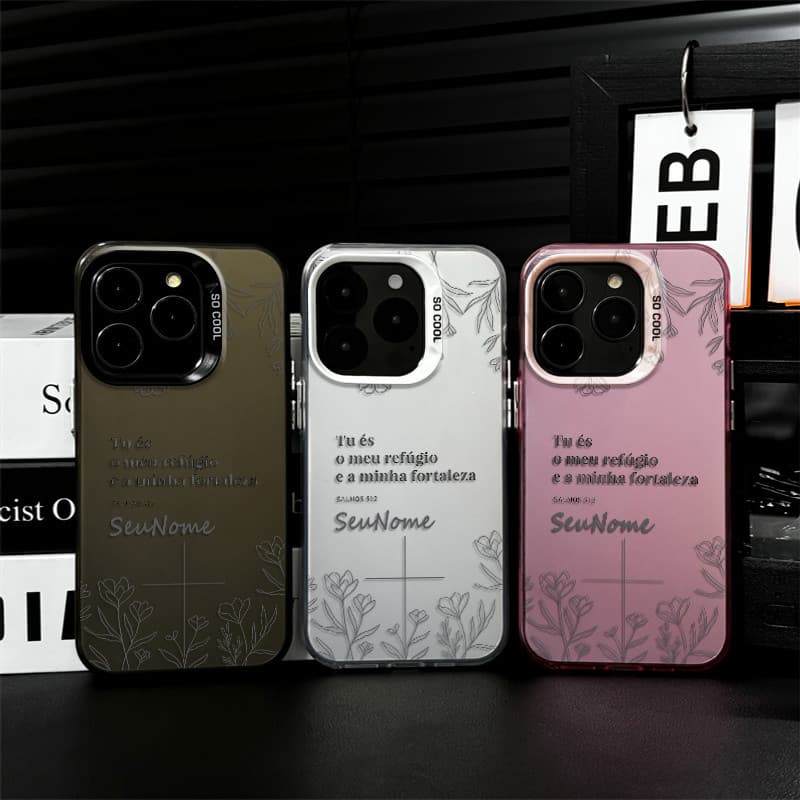Capinha de celular personalizada Salmos da Bíblia para Samsung Galaxy A15 A14 A03 A35 A05S A12 A54 Core 4G 5G Capinha