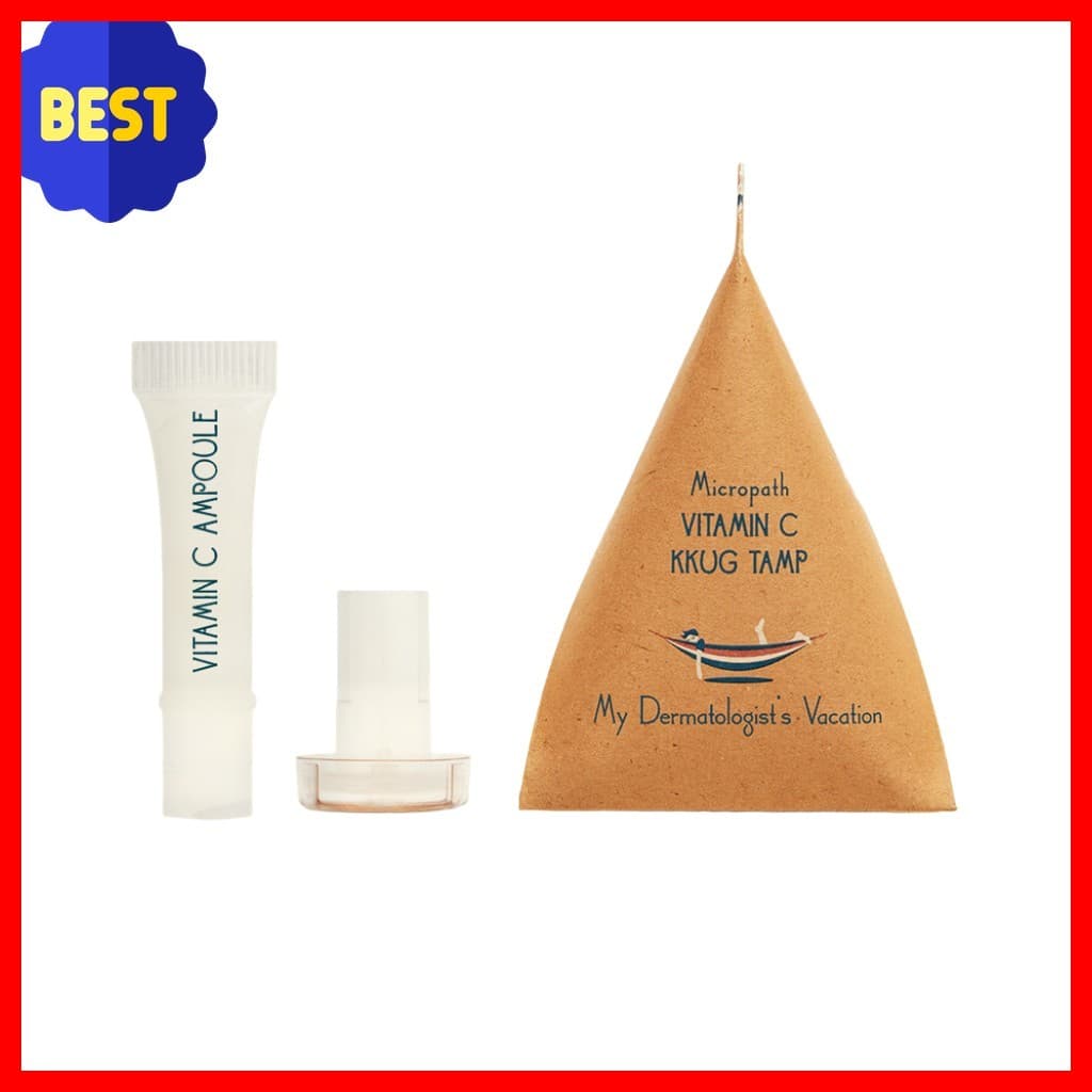 Item [My Skin Doctor's Vacation] Micropath Kkug Stamp (Ampola De Vitamina C), 2ml, 1 Unidade/Soro Facial Diário