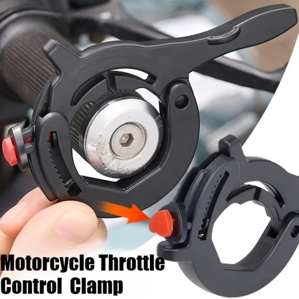 Universal Controle De Cruzeiro Auxiliar Retentor Aperto Do Acelerador Braçadeira Motocicleta Assistência Guiador Bloquei