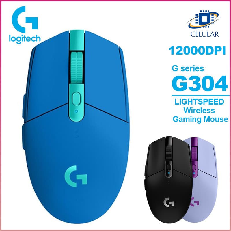 Logitech G304 Mouse Sem Fio 2000DPI Delay Jam Ergonômico Silencioso