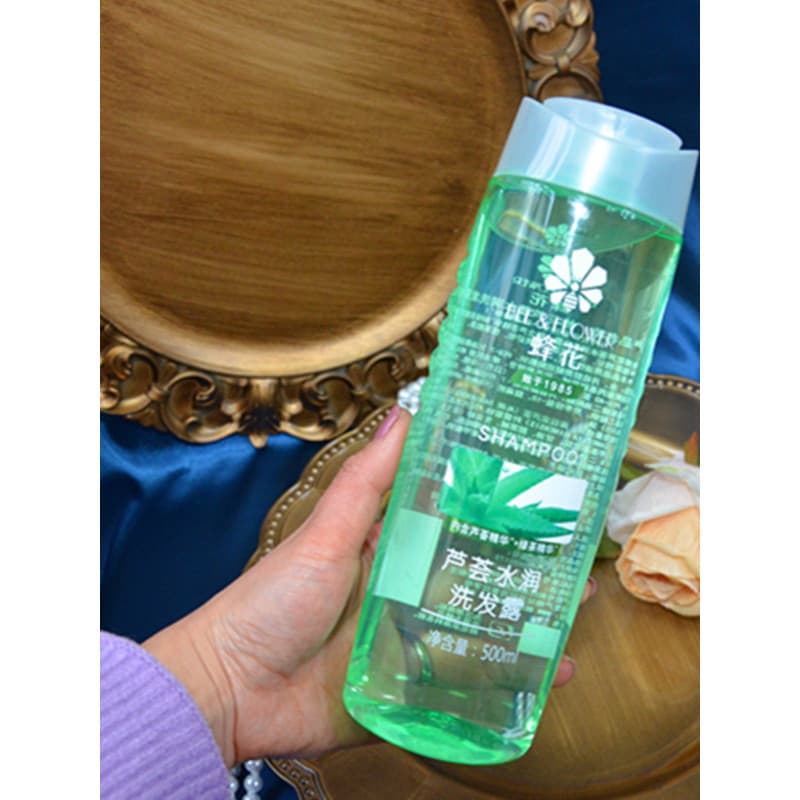 Bee Flower Aloe Vera Shampoo Hidratante 500ml Clássico Marca Antiga Produto Doméstico Hidratante Confortável Suave Homen