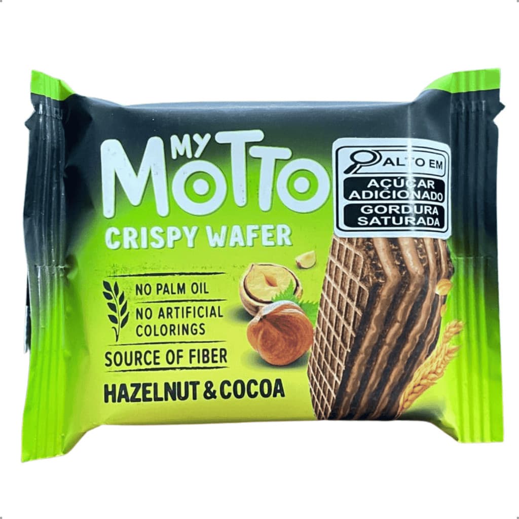 Biscoito Motto Hazelnut Cocoa 30g Chocolate Importado