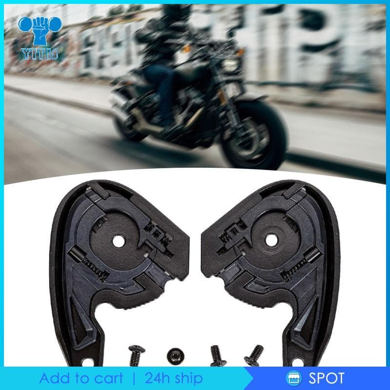 [Yitis] Base De Fixação De Lente De Capacete De Fácil Instalação Acessório Moto PC Para Eixo SM523