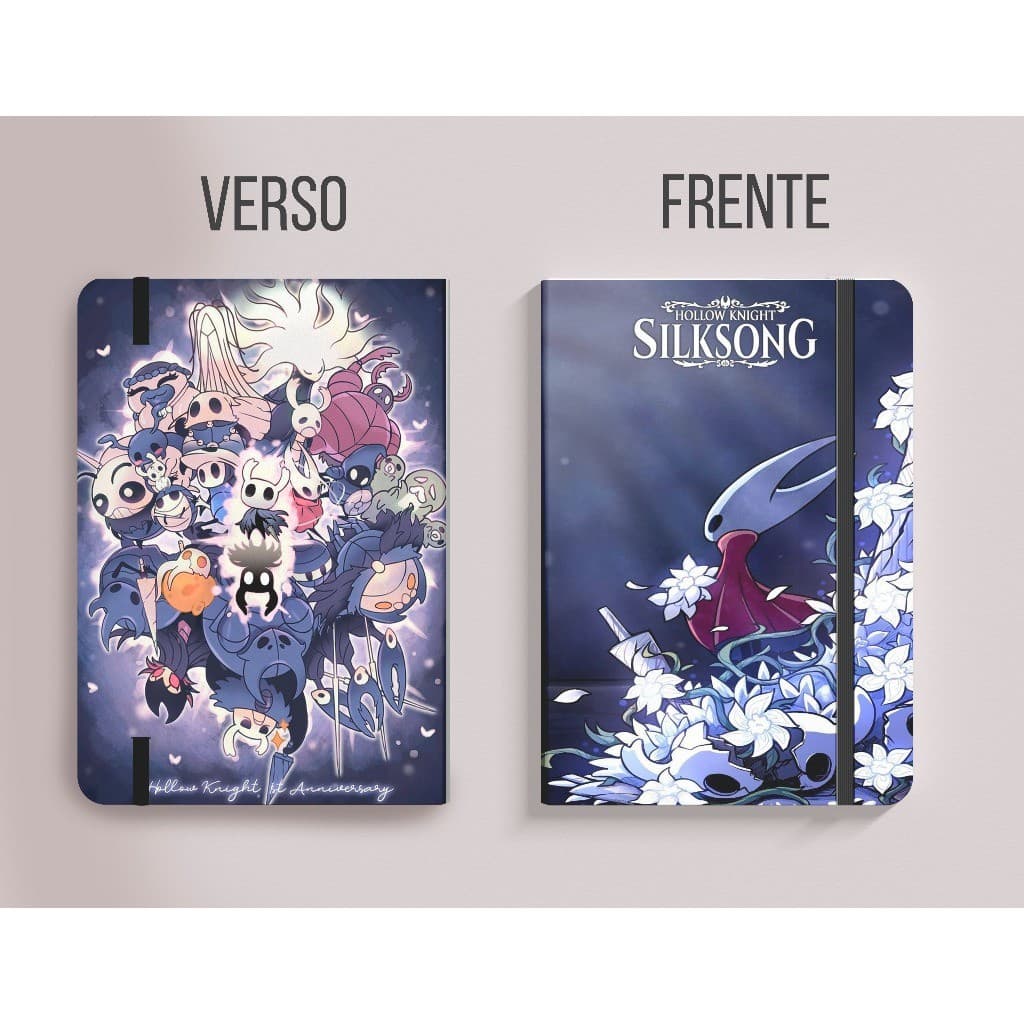 Caderno Moleskine Hollow Knight | Geek Gamer Colecionador