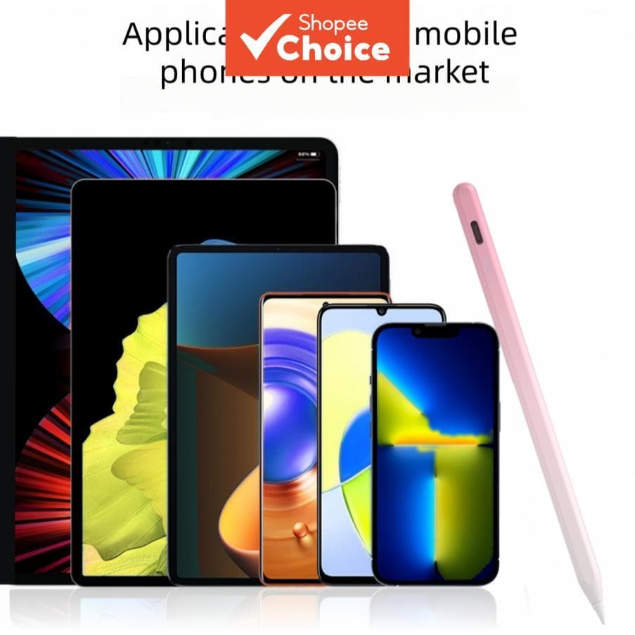 Caneta Universal Stylus, Compatível com Smartphones e Tablets Android e Apple iPad, Escrita Suave e Sem Interrupções