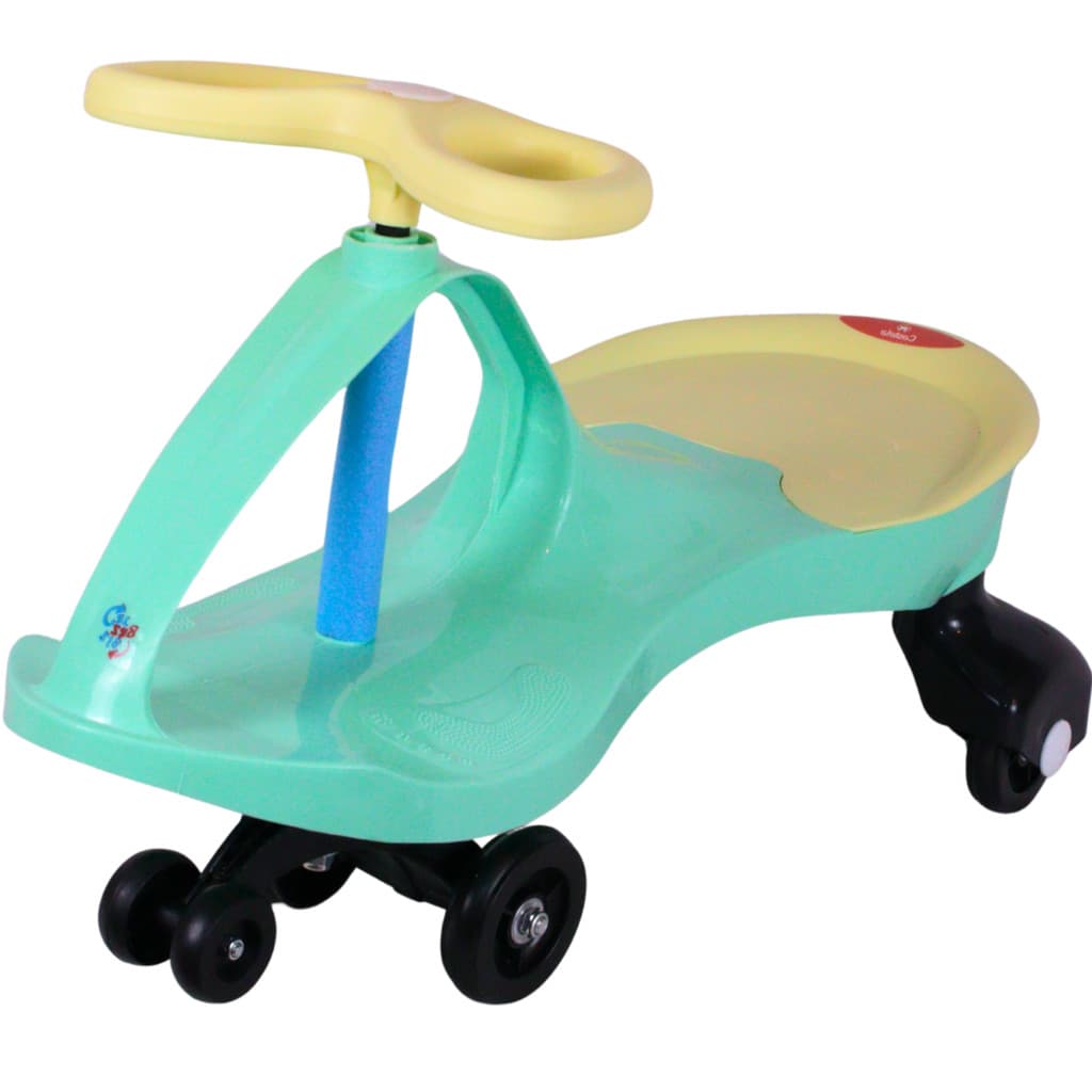 Brinquedo Carrinho Rolimã Infantil Super Car Verde com Volante 360 - Castela