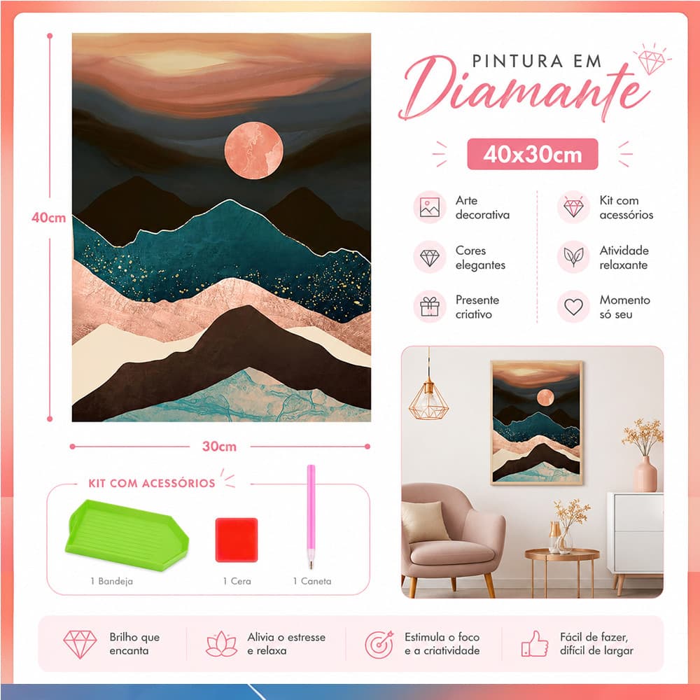 Conjunto de pintura diy de diamante quadrado 5d pintura diamante