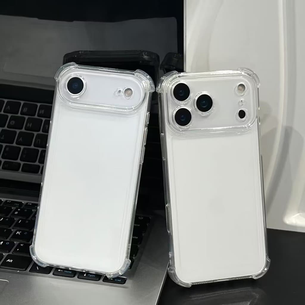 Capa Capinha Fechar câmera Anti impacto Para  iPhone 17 / 17 air / 17 pro / 17 pro max TPU Transparente