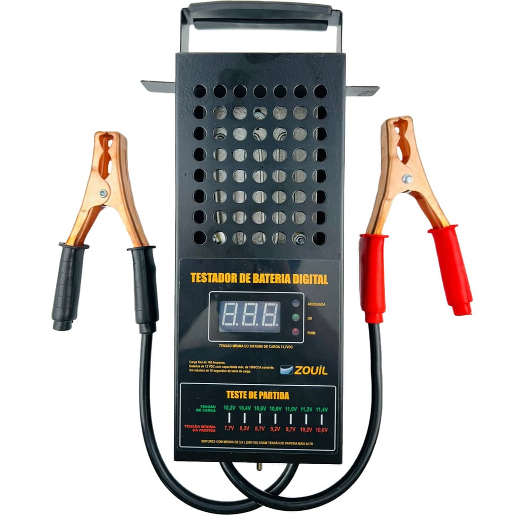 testador de bateria digital 100a voltimetro digital