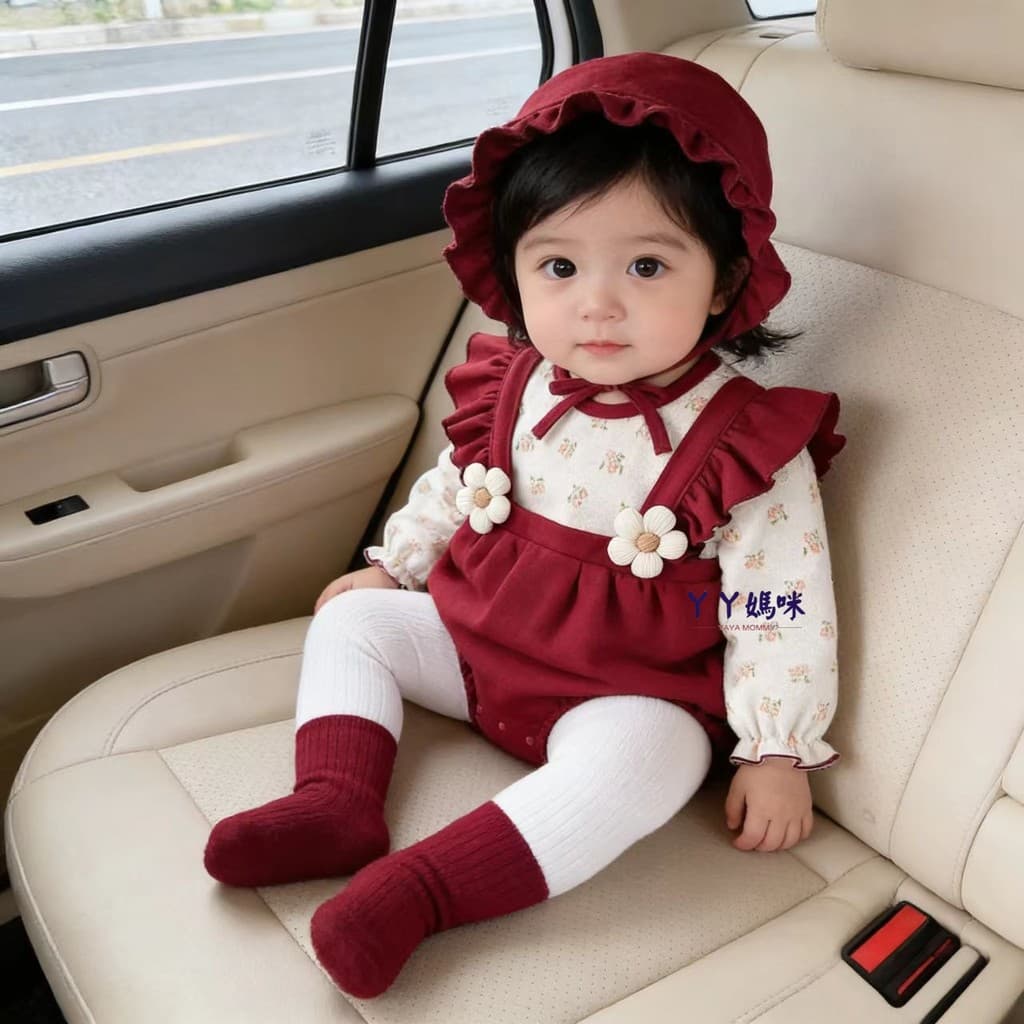Roupas de bebê 2026 primavera roupas vermelhas roupas de bebê 3 meses bebê menina mês inteiro cem dias princesa macacão 
