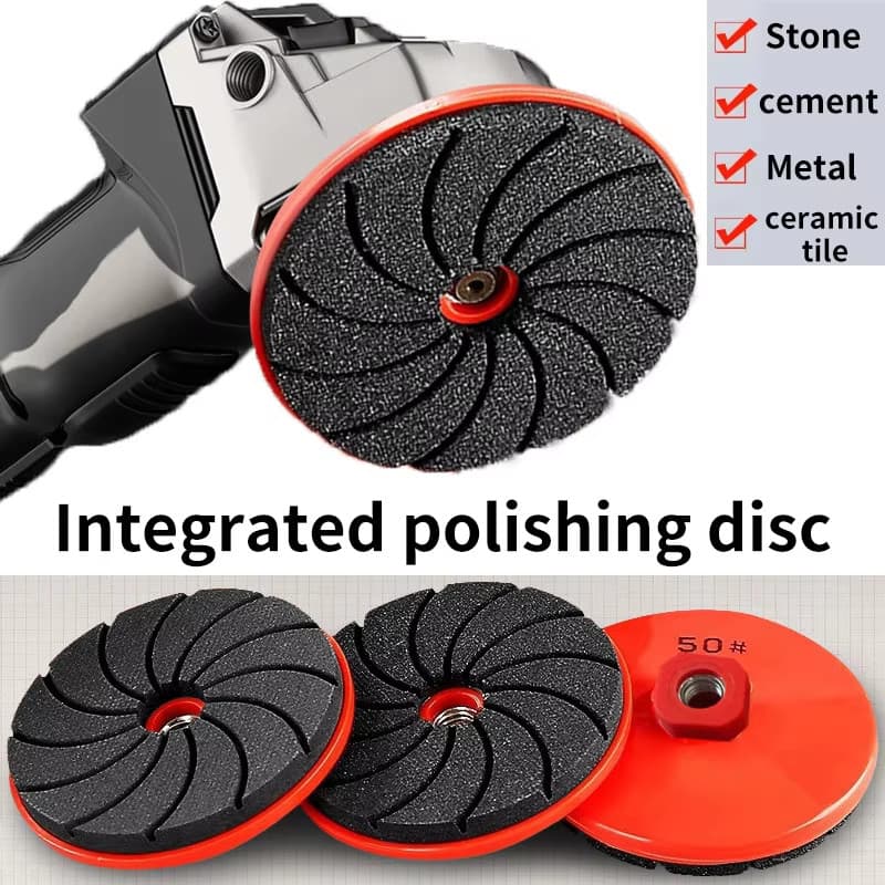 Disco De Polimento Para Azulejo 80mm Rosca M10 Para Esmerilhadeira Em Piso E Cerâmica - Disco De Desbaste