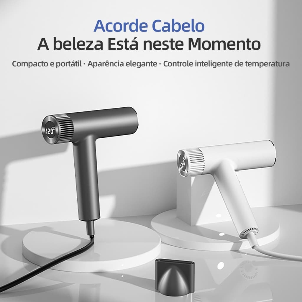 Secador De Cabelos 1300W Profissional/Cabelo De Secagem Rápida Para Estudante Em Casa/Viagem