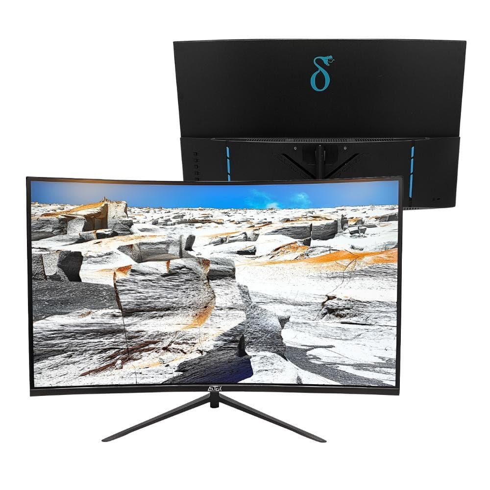 Monitor Gamer Curvo Aitek 27" 100Hz Full HD Led Delta-m2710ac Preto