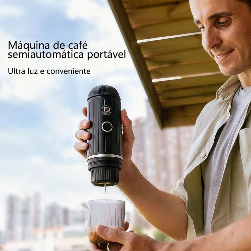 Máquina de Café Elétrica Expresso Pode Usar Água Quente ou Fria Baixo Ruído Conveniente Extração Estável Máquina