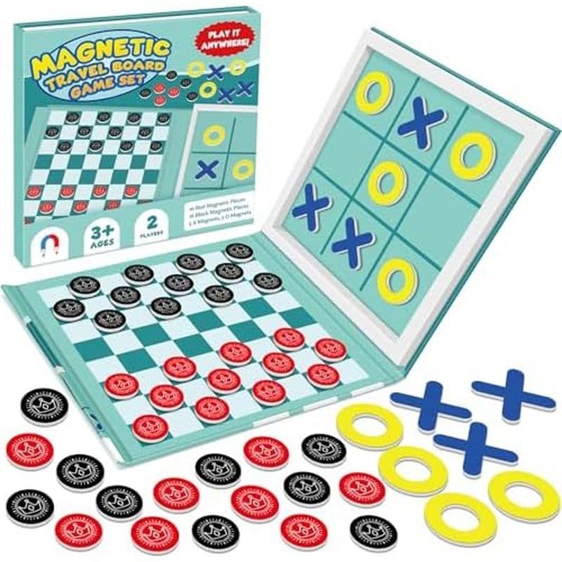 Jogos De Viagem Magnéticos Torlam Para Crianças , Jogo De Tabuleiro , Festa De Xadrez , Acampamento , Estrada , Família 