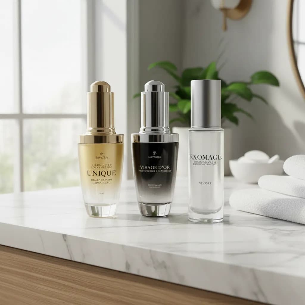 Kit Anti-idade Visage Unique Hexomage Clareia Rugas Flacidez