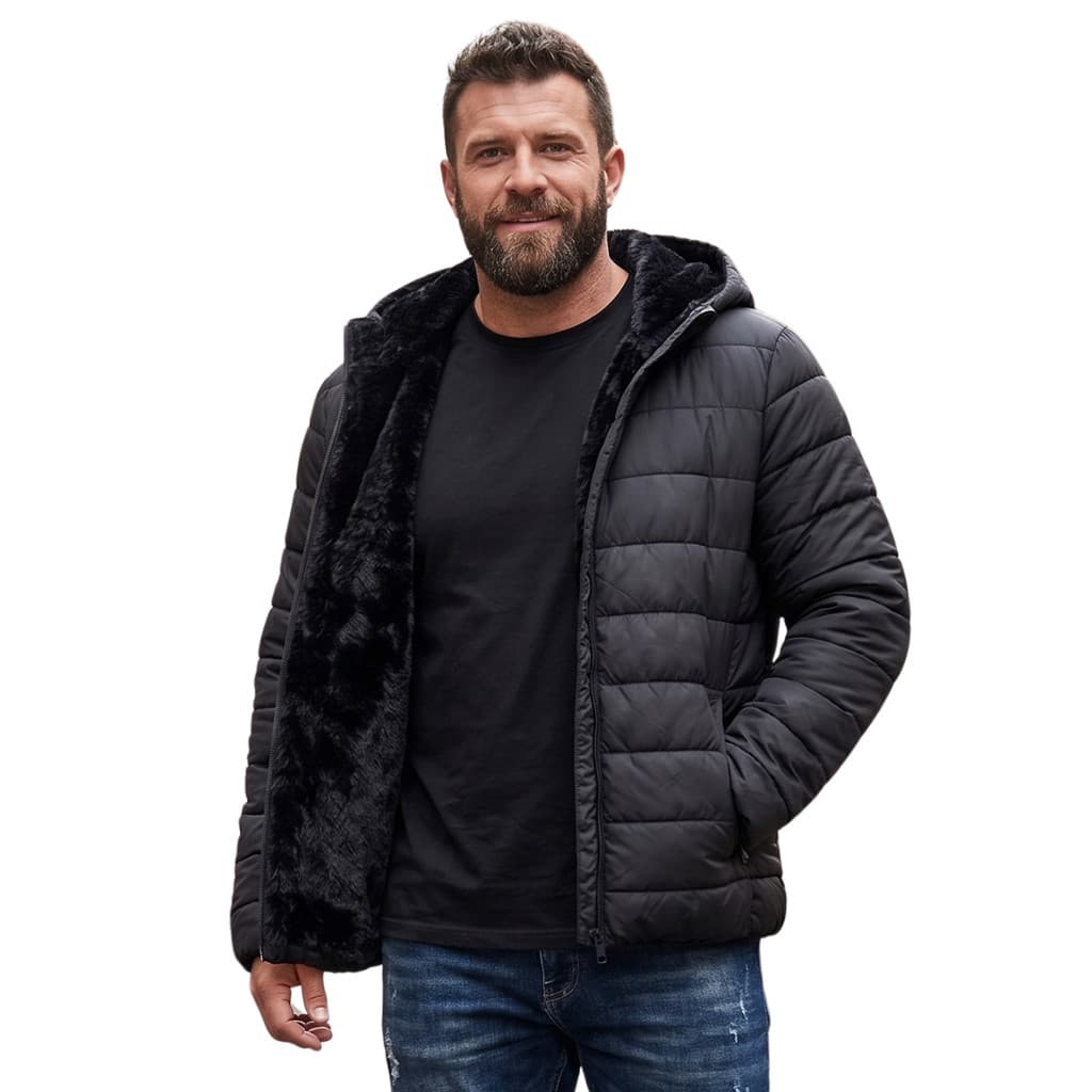 casaco jaqueta bomber bobjaco peluciada masculino feminino unisex inverno freio capuz removível impermeável