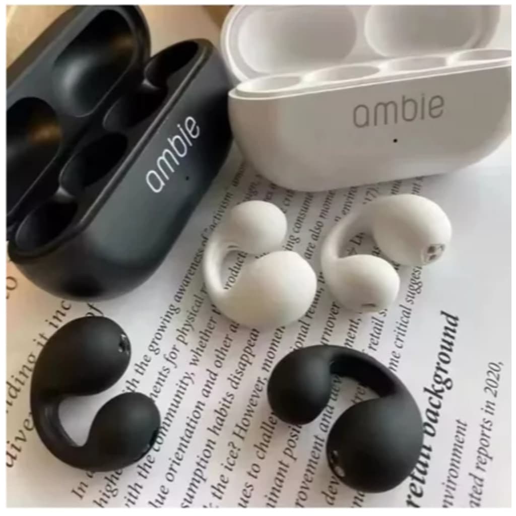 Fones De Ouvido Sound Earcuffs Condução De Ossos original ambie Sem Fio Bluetooth 5.2