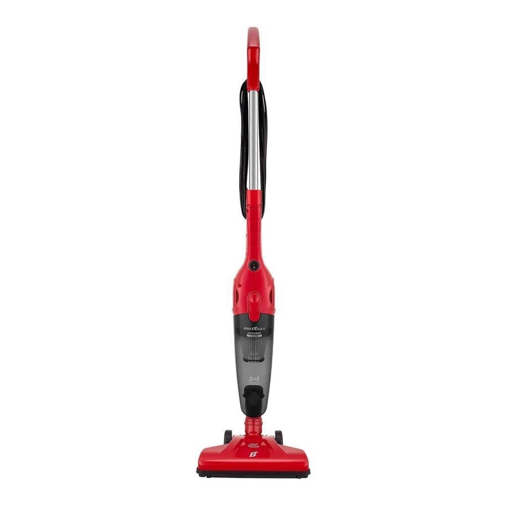 Aspirador de Pó Vertical Britânia BAS1290V - 1 Litro, 2 em 1, Vermelho, 1250W
